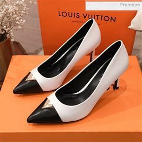 Louis Vuitton Heartbreaker Leather V Charm Pumps White 2020 (KL-0011414)