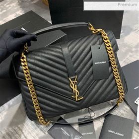 Replica YSL Fake Saint Laurent Niki Baby Bag In Black Crocodile