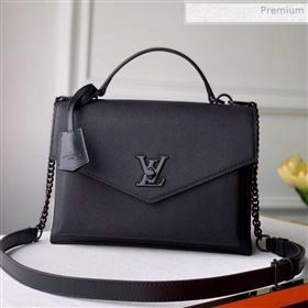 Louis Vuitton Mylockme Matte Top Handle Bag M55816 Black 2019 (KI-0011803)
