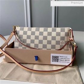 Louis Vuitton Pochette Accessoires Clutch Shoulder Bag N41207 Damier Azur Canvas 2020 (KI-0020424)