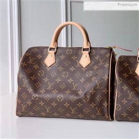 Louis Vuitton Speedy 30 Monogram Canvas Top Handle Bag M41108 2020 (KI-0020438)