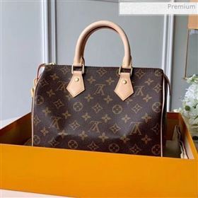 Louis Vuitton Speedy 25 Monogram Canvas Top Handle Bag M41109 2020 (KI-0020437)