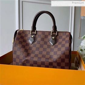 Louis Vuitton Speedy 25 Damier Ebene Canvas Top Handle Bag N41365 2020 (KI-0020439)