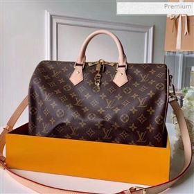 Louis Vuitton Speedy Bandoulière 35 Monogram Canvas Top Handle Bag M41111 Nude (KI-0020442)