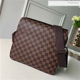 Louis Vuitton Naviglio Damier Canvas Ebene Messenger Bag N45255  (KI-0021605)