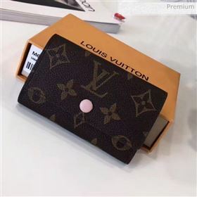 Louis Vuitton Monogram Canvas 6 Key Holder M61285 Light Pink (KI-0021801)