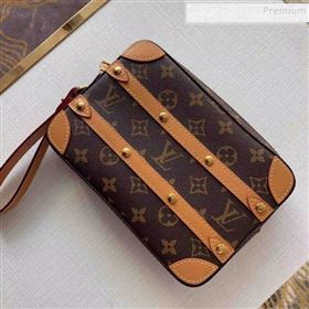 Louis Vuitton Soft Trunk Monogram Canvas Pouch M44779 2019 (KIKI-9120405)