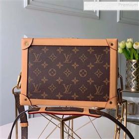 Louis Vuitton Soft Trunk Monogram Canvas Box Shoulder Bag M44660 2019 (KIKI-9120408)