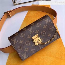Louis Vuitton S Lock Belt Pouch MM Bag Monogram Canvas M68549 2019 (KIKI-9120412)