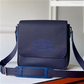 Louis Vuitton Mens Roman PM Flap Messenger Bag M30362 Navy Blue 2019 (KD-9120429)