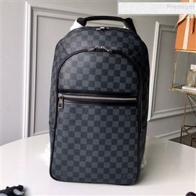 Louis Vuitton Mens Michael Damier Graphite Canvas Backpack N58024 2019 (KD-9120432)