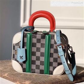 Louis Vuitton Valisette BB Damier Canvas Box Bag N40233 Black/White 2019 (KD-9120215)