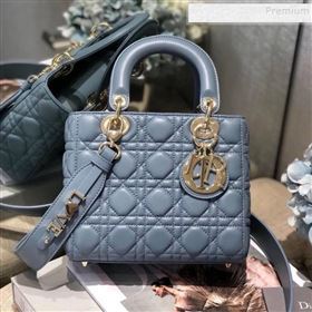 Dior MY ABCDior Medium Bag in Cannage Leather Light Blue 2019 (XXG-9121105)