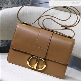 Dior 30 Montaigne CD Flap Bag in Smooth Caramel Brown Calfskin 2019 (XXG-9121427)