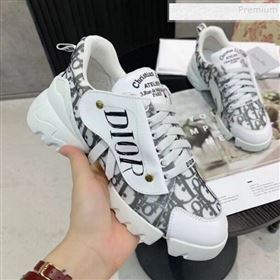 Dior Saddle Oblique Sneakers White 2020 (XZG-9121823)