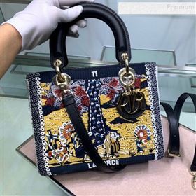 Dior Power Lady Dior Medium Bag in Tarot Beaded Canvas 2019 (BF-9121935)