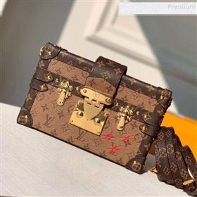 Louis Vuitton Petite Malle Box Shoulder Bag M44154 Monogram Reverse Canvas 2019 (KIKI-9121740)