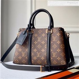 Louis Vuitton Monogram Canvas Soufflot BB Open Top Handle Bag M44815 Black 2019 (KIKI-9121746)