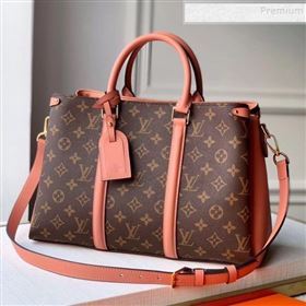 Louis Vuitton Monogram Canvas Soufflot MM Open Top Handle Bag M44816 Pink 2019 (KI-9122109)