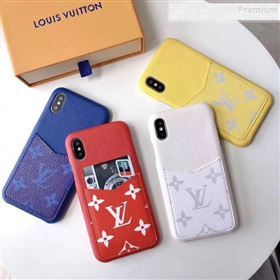 Louis Vuitton Monogram Pocket iPhone Case 01 2019 (SJK-9122042)