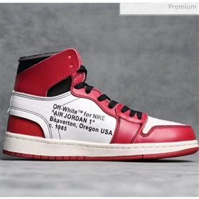 Off-White X AIR JORDAN AJ1 Sneaker Red 2020(For Women and Men) (GD1038-20031613)