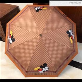 Gucci mickey mouse umbrella for sun &amp; rain (XA-873569)