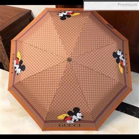 Gucci mickey mouse umbrella for sun &amp; rain  (XA-873569)