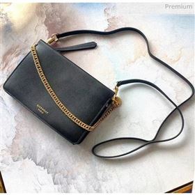 Givenchy Cross 3 Goat Skin Shoulder Bag Black (YS-4218536155)