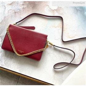 Givenchy Cross 3 Goat Skin Shoulder Bag Red (YS-r4218536155)