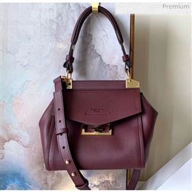 Givenchy Mystic Bag In Soft Baby Calfskin Leather Burgundy 2019 (YZ-20032344)