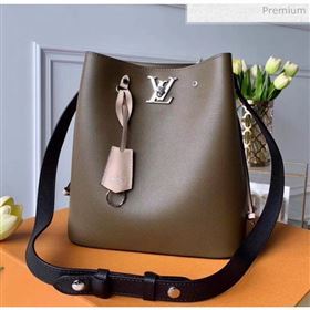 Louis Vuitton Lockme Bucket Bag Amy Green M55439 (K-20032501)