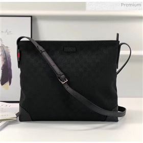 Gucci GG Supreme Canvas Messenger Bag 308930 Black (DLH-20032316)