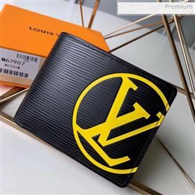 Louis Vuitton Mens Epi Leather Multiple Wallet With Oversized LV M67907 Yellow (K-20032734)