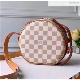Louis Vuitton Damier Azur BOÎTE CHAPEAU SOUPLE Small Bag N40333 White 2020 (K-20032515)