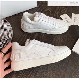 chaneI Calfskin Leather Sneaker G35934 White 2020 (MD-20032627)