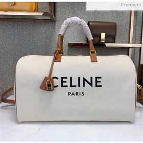 Celine Voyage Canvas Large Bag White 2019 (JQE-20032813)