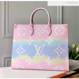 Louis Vuitton LV Escale Onthego Monogram Canvas Large Tote M45119 Pink 2020 (K-20040231)