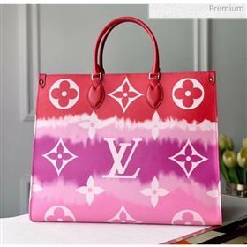 Louis Vuitton LV Escale Onthego Monogram Canvas Large Tote M45121 Red 2020 (K-20040232)