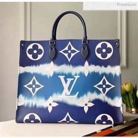 Louis Vuitton LV Escale Onthego Monogram Canvas Large Tote M45120 Blue 2020 (K-20040233)