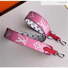 Louis Vuitton Monogram canvas LV Escale Bandoulière Strap J02478 Pink/Red 2020 (K-20040241)