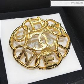 Chanel Gold Metal Brooch 23 2020 (YF-20040649)