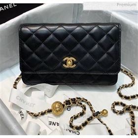 Chanel Metal Wallet on Chain WOC Bag AP1450 Black 2020 (JY-20040717)