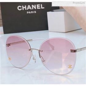 Chanel Round Sunglasses Pink 37 2020 (A-20040967)