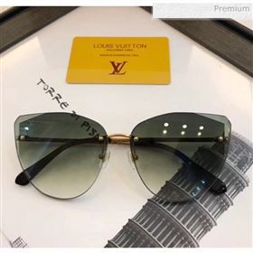 Louis Vuitton Plein Soleil Pilot Sunglasses Z1317E 140 2020 (A-20041080)