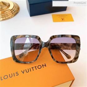 Louis Vuitton LV Rainbow Square Sunglasses Z1186E 138 2020 (A-20041078)