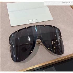 Gucci Mask Sunglasses Black Cruise 2020 (A-20041113)