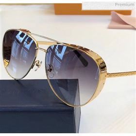 Louis Vuitton Metal Frame Sunglasses 163 2020 (A-20041125)