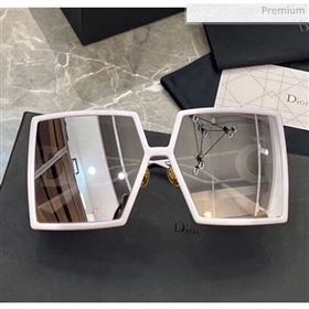 Dior Square 30Montaigne Sunglasses White 88 2020 (A-20041028)