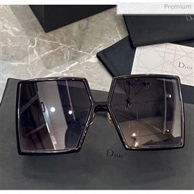 Dior Square 30Montaigne Sunglasses Black 92 2020 (A-20041032)