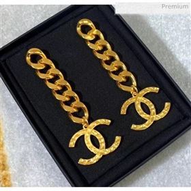 chaneI Gold Metal Earrings 30 2020 (YF-20040656)